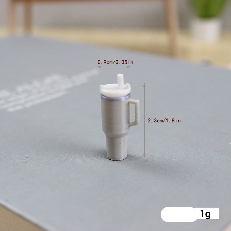 Wholesale Dollhouse  miniature scene ornaments straw cup